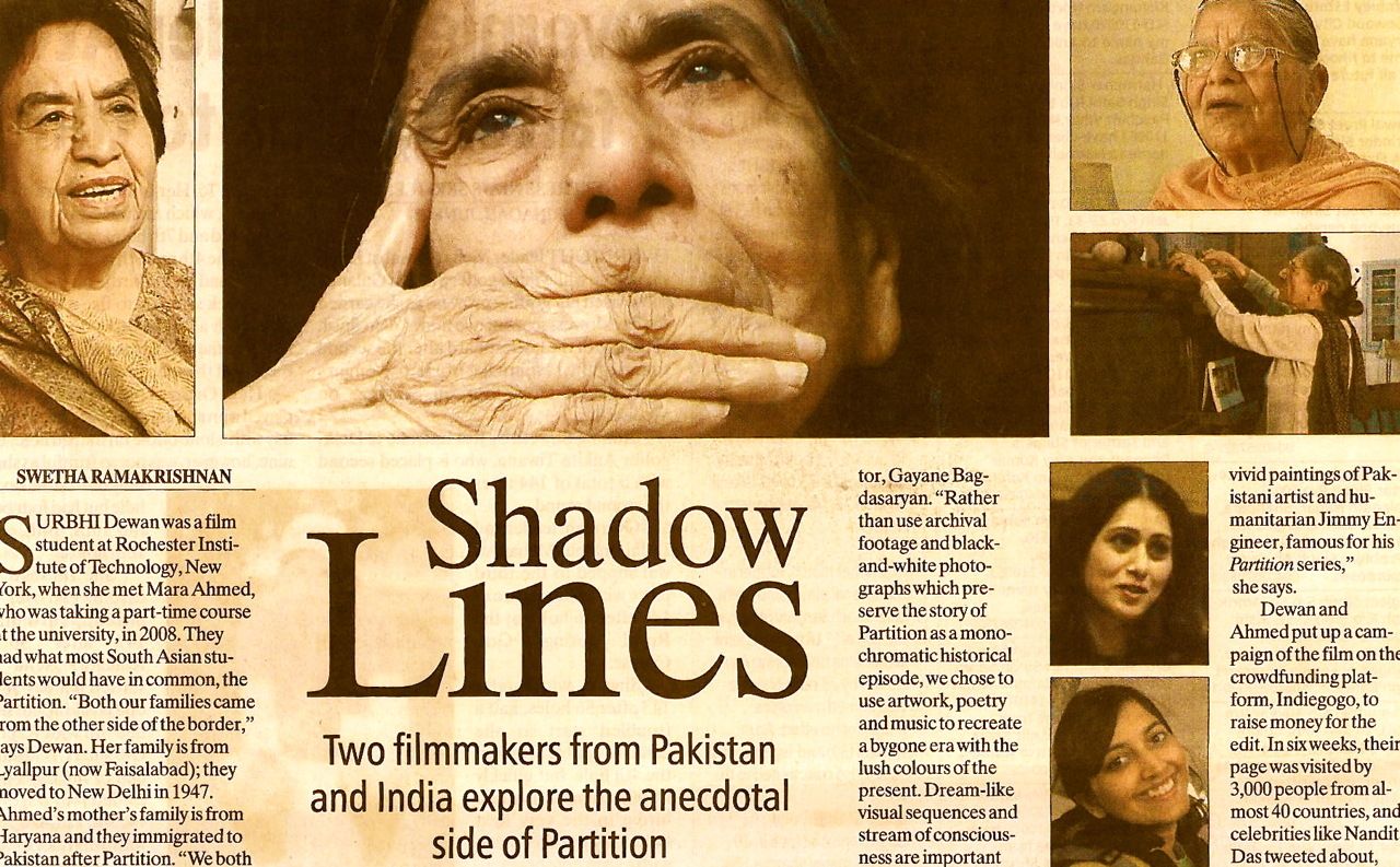 Shadow lines by Swetha Ramakrishnan, The Indian Express